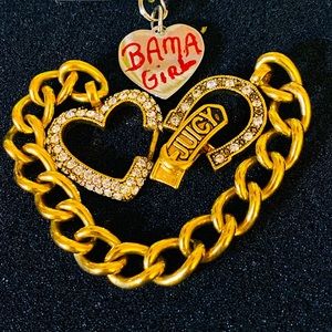Juicy Couture Heart and Horseshoe Bracelet